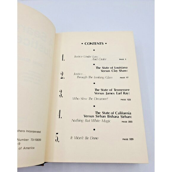 A Search for Justice  (1st Ed, Signed) by John Seigenthaler - Picture 10 of 11